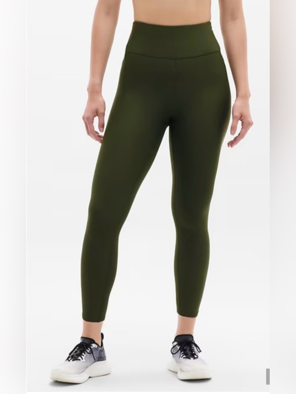 ATHLETA ASPEN OLIVE PACESETTER ULTRA HIGH RISE 7/8 TIGHT LEGGINGS PANTS XXS/P